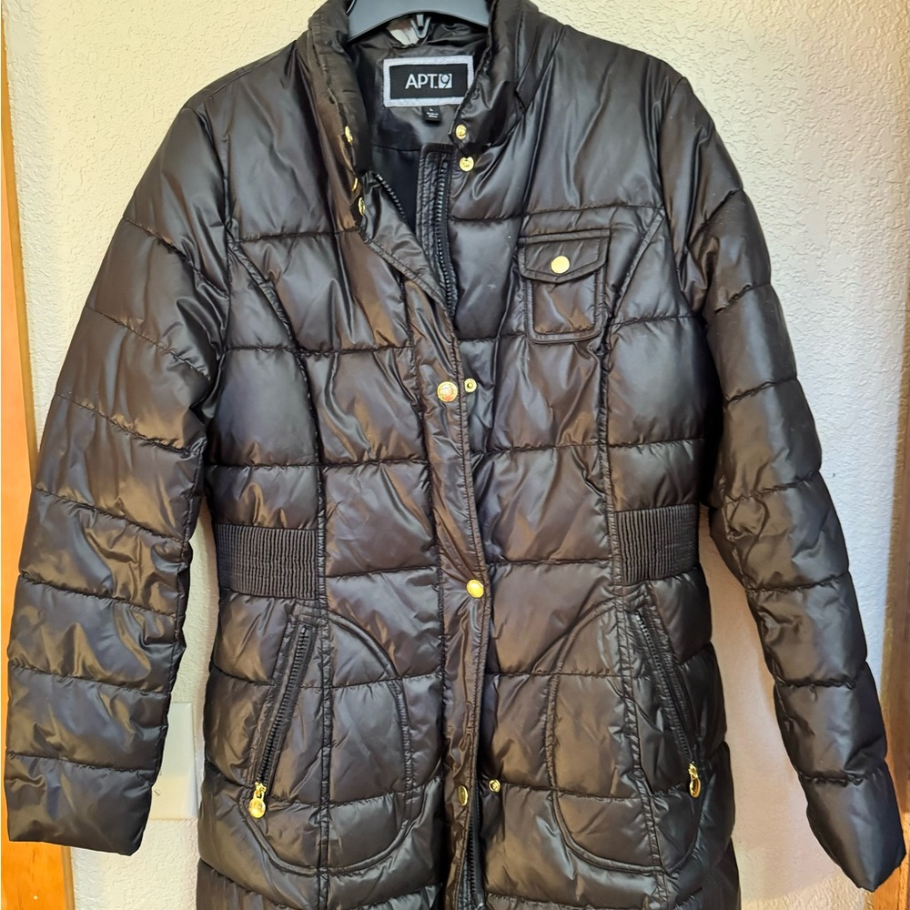 Apt. 9 Black Quilted Jacket